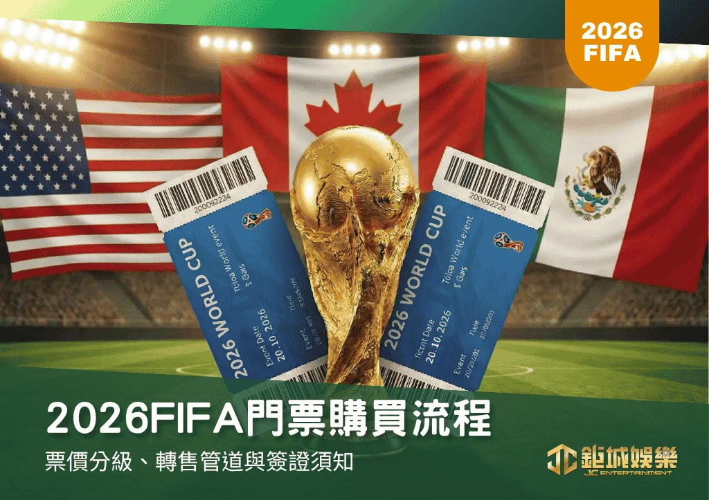 2026FIFA世界盃門票購買流程解析｜票價分級、轉售管道與簽證須知